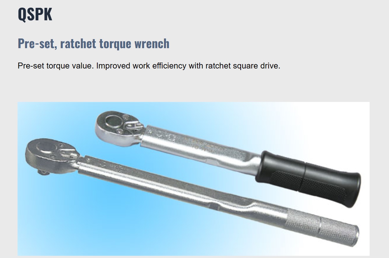 Ichiban Precision Sdn Bhd Kanon Kanon PRESET, RATCHET TORQUE